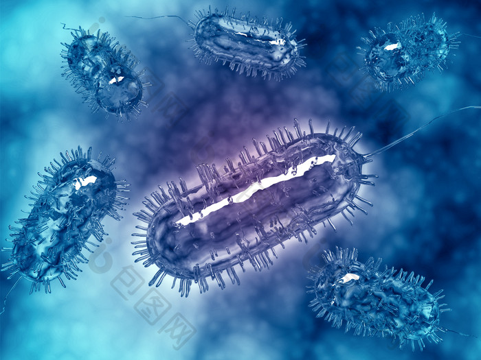 微生物杆菌细胞示例图