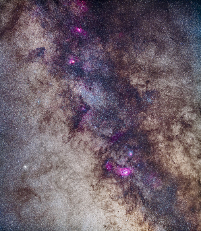 宇宙里的一些紫色星星