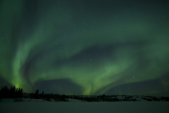 西北极光风景摄影图