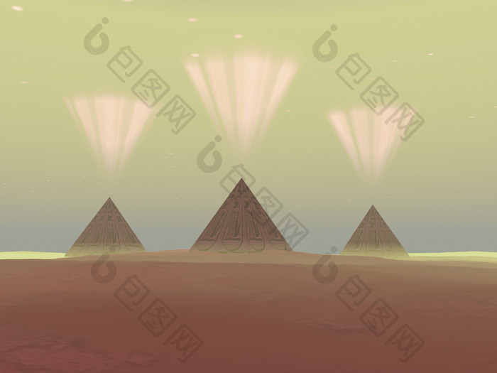 埃及古老金字塔摄影插图
