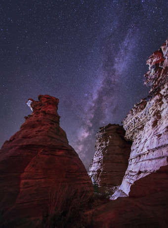 荒漠星空风景摄影插图