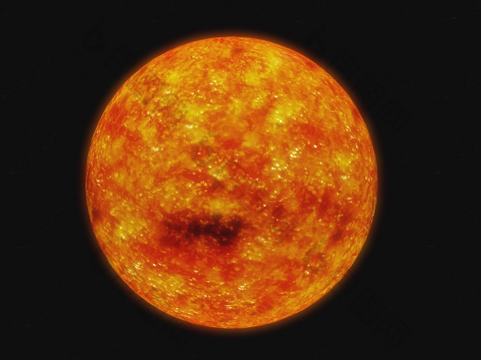 火球太阳星球摄影插图