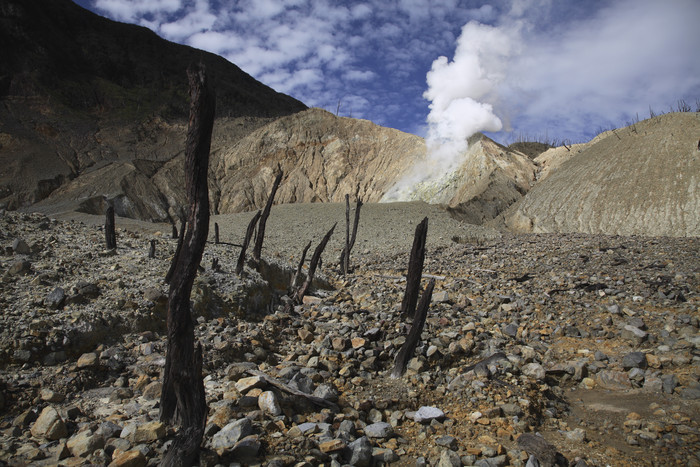 火山活动土地摄影插图