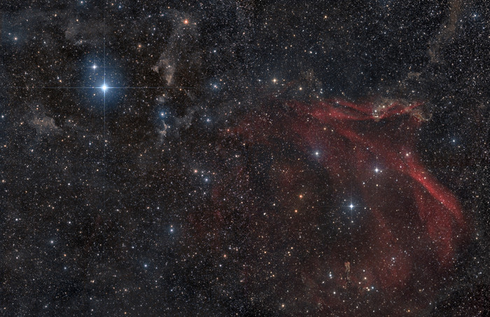 蝎虎星座星云摄影图