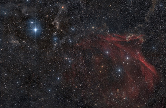 蝎虎星座星云摄影图