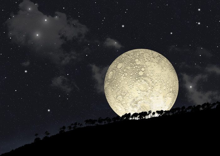 月球美景摄影插图