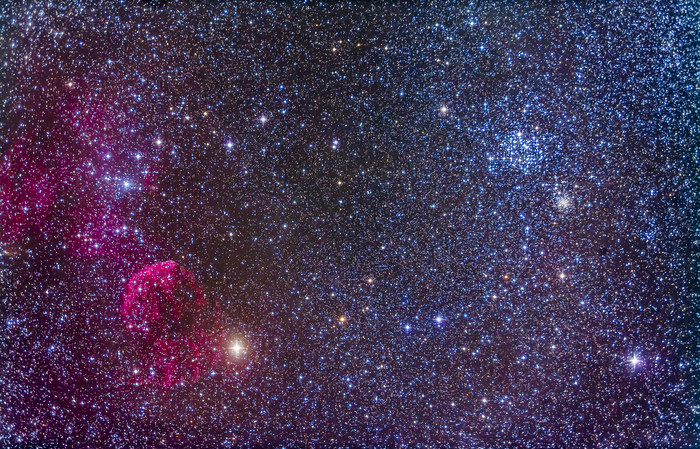 宇宙里一片蓝的星星