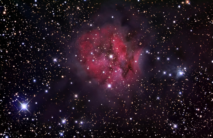 太空星座星云摄影插图