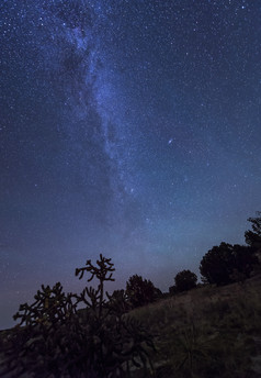 自然星空风景插图