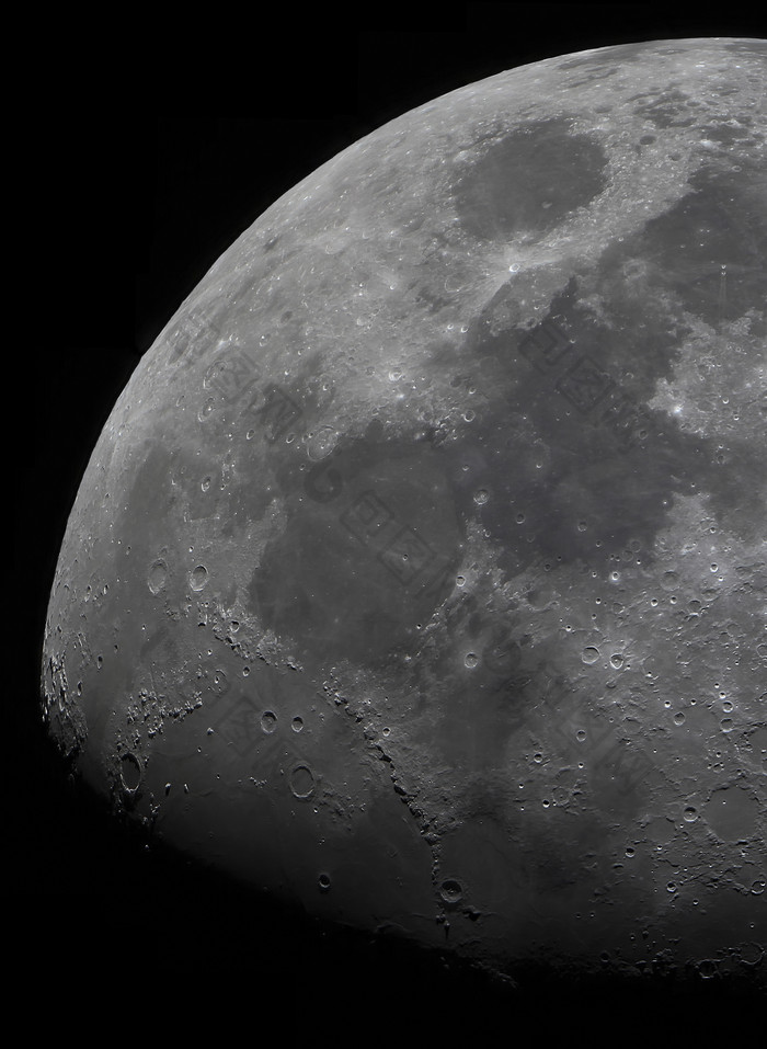 月球纹理星球摄影插图
