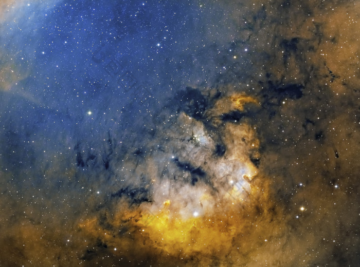 外太空星云摄影插图