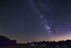 星空夜空风景摄影插图