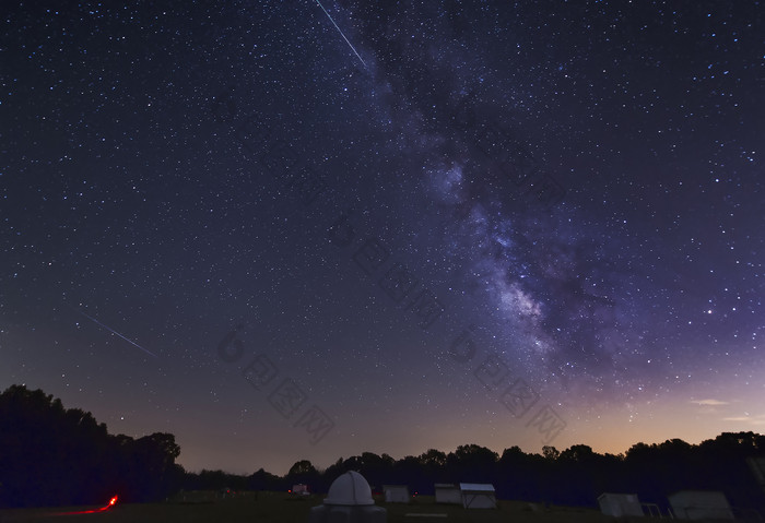 星空夜空风景摄影插图