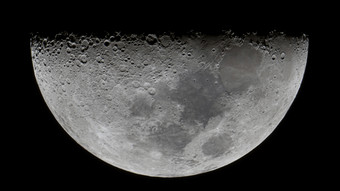 月球半侧天体<strong>摄影</strong>插图