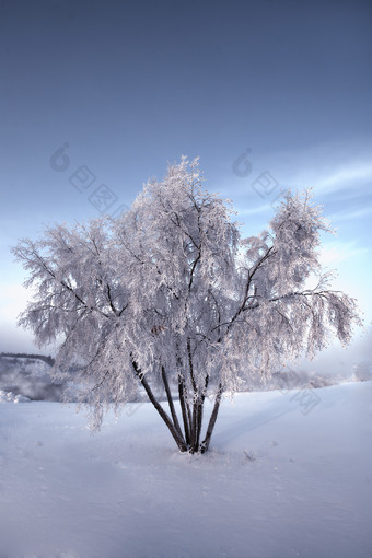 雪景<strong>雪山</strong>风景插图