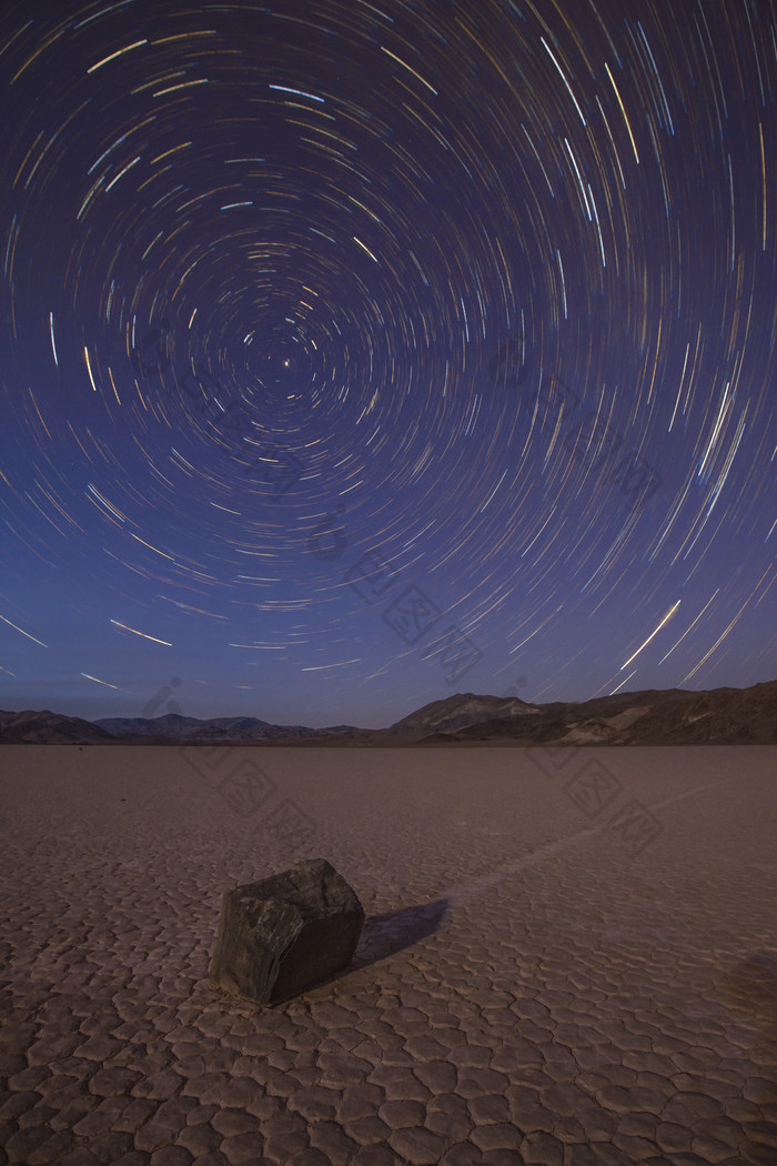 荒漠夜景星空插图