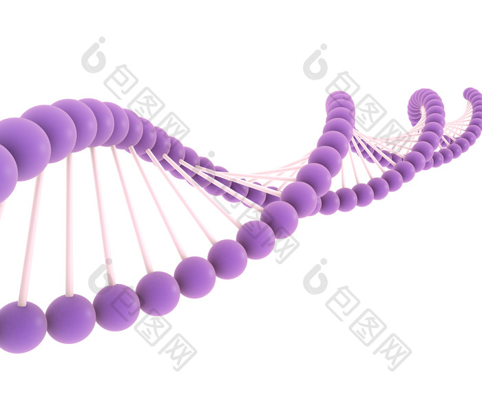 淡紫色脱氧核糖酸摄影图