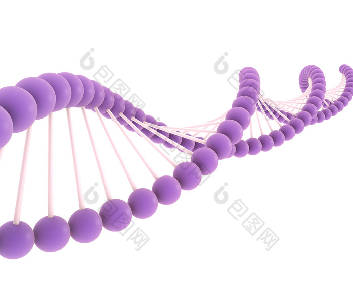 淡紫色脱氧核糖酸摄影图