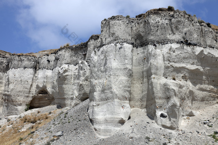 火山凝灰岩悬崖摄影插图