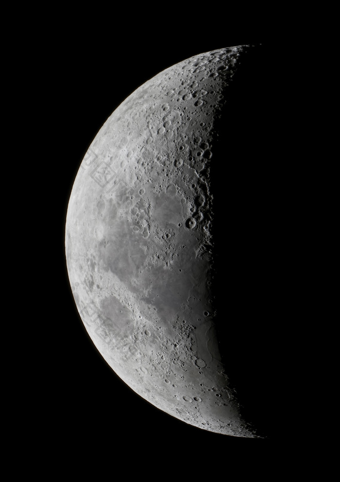 月球星球摄影插图