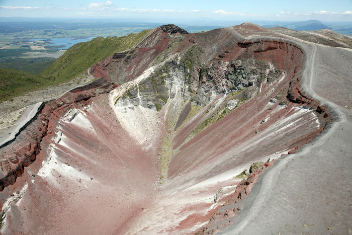 火山岩石风景图