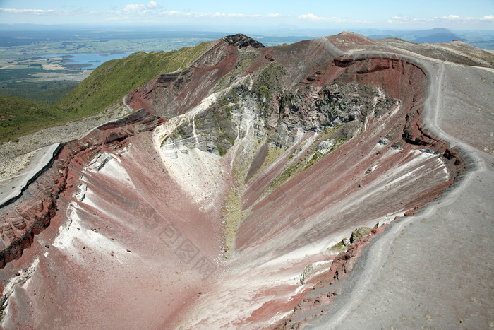 火山岩石风景图