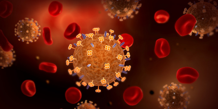 疾病流感病毒摄影图