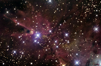 银河系超星系星体摄影图