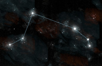 星座星星摄影插图