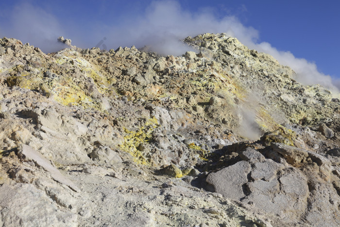 埃特纳火山岩石图片