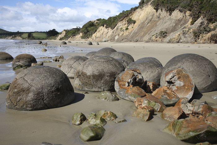 沙滩泥岩摄影插图