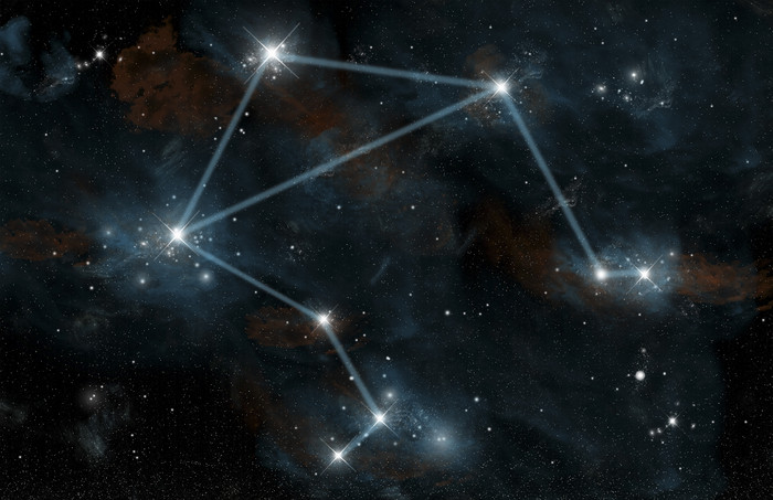 占星星座星体摄影插图