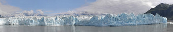 冰川冰山风景摄影插图