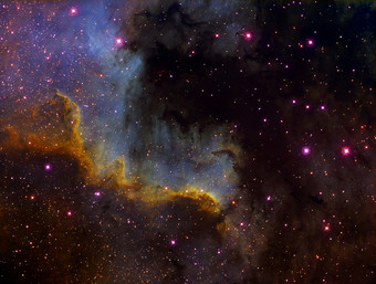 星际宇宙星云天体摄影图