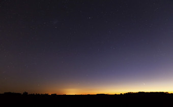 夜景星空摄影插图