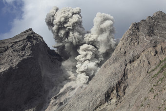 活跃的火山摄影<strong>风景图</strong>