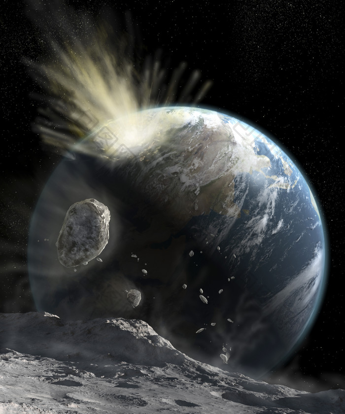 小行星撞击地球插图