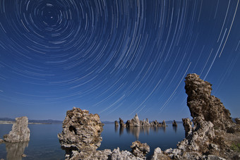 湖泊星空摄影插图