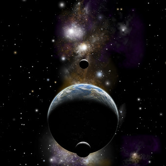 宇宙<strong>地球</strong>行星示例插图