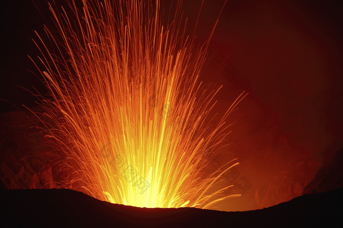 火山熔浆火花插图