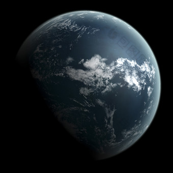 太空视角星球<strong>地球</strong>摄影插图