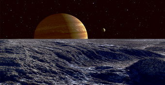 木星<strong>卫星</strong>摄影插图