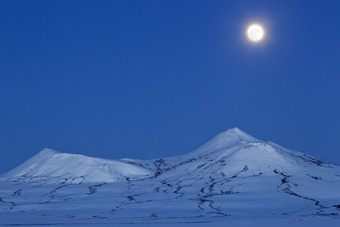 雪山天空<strong>风景</strong>插图