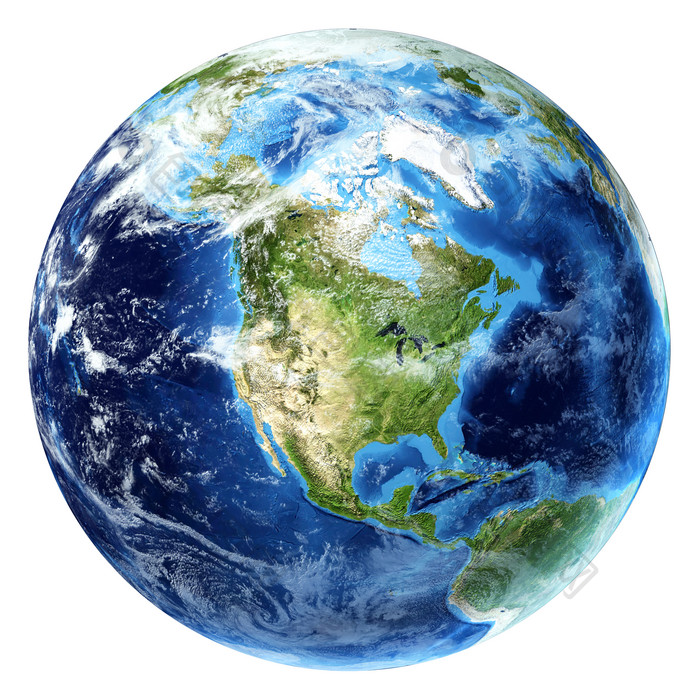 球状物地理地球摄影图