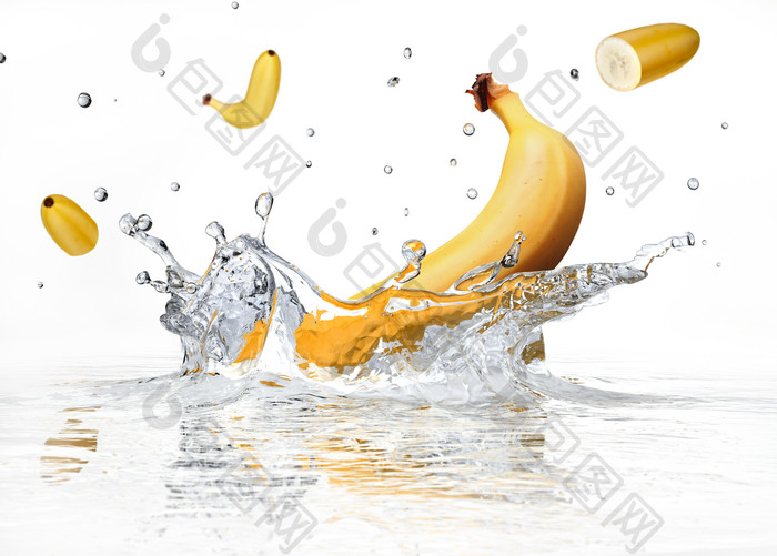 落入水中的香蕉