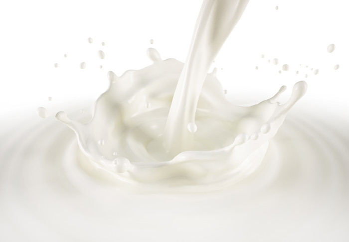 牛奶飞溅乳制品液体