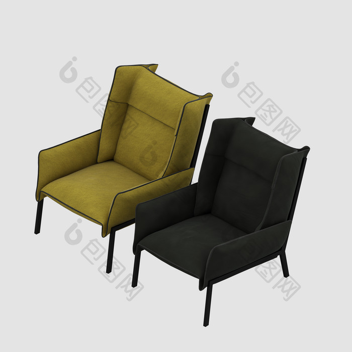 沙发椅皮质椅子设计