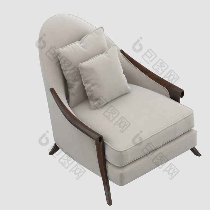 沙发椅皮质扶手椅背景透明