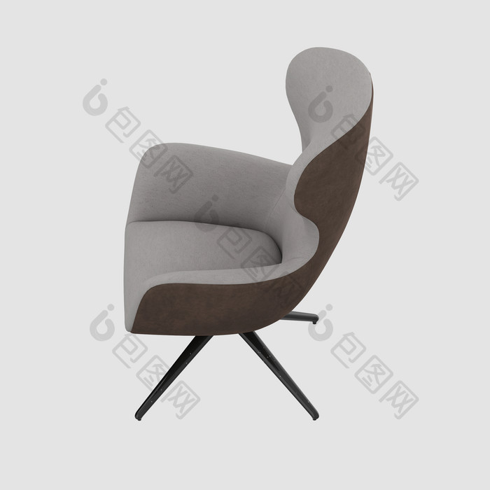 沙发椅皮质扶手椅设计