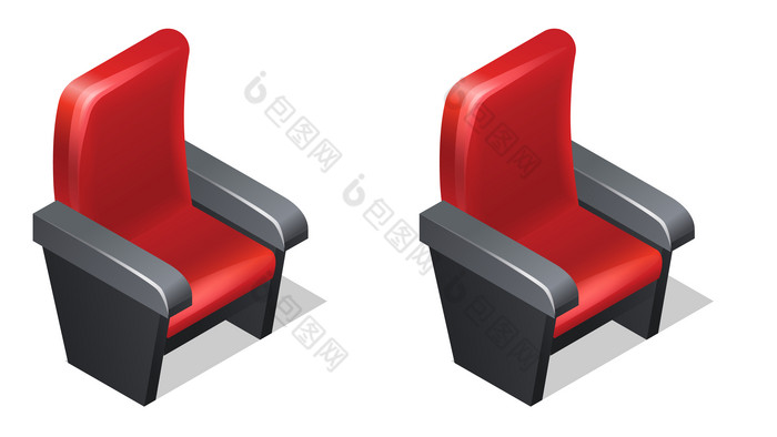 电影座位红色的赤色的元素背景图片高清图片下载 包图网